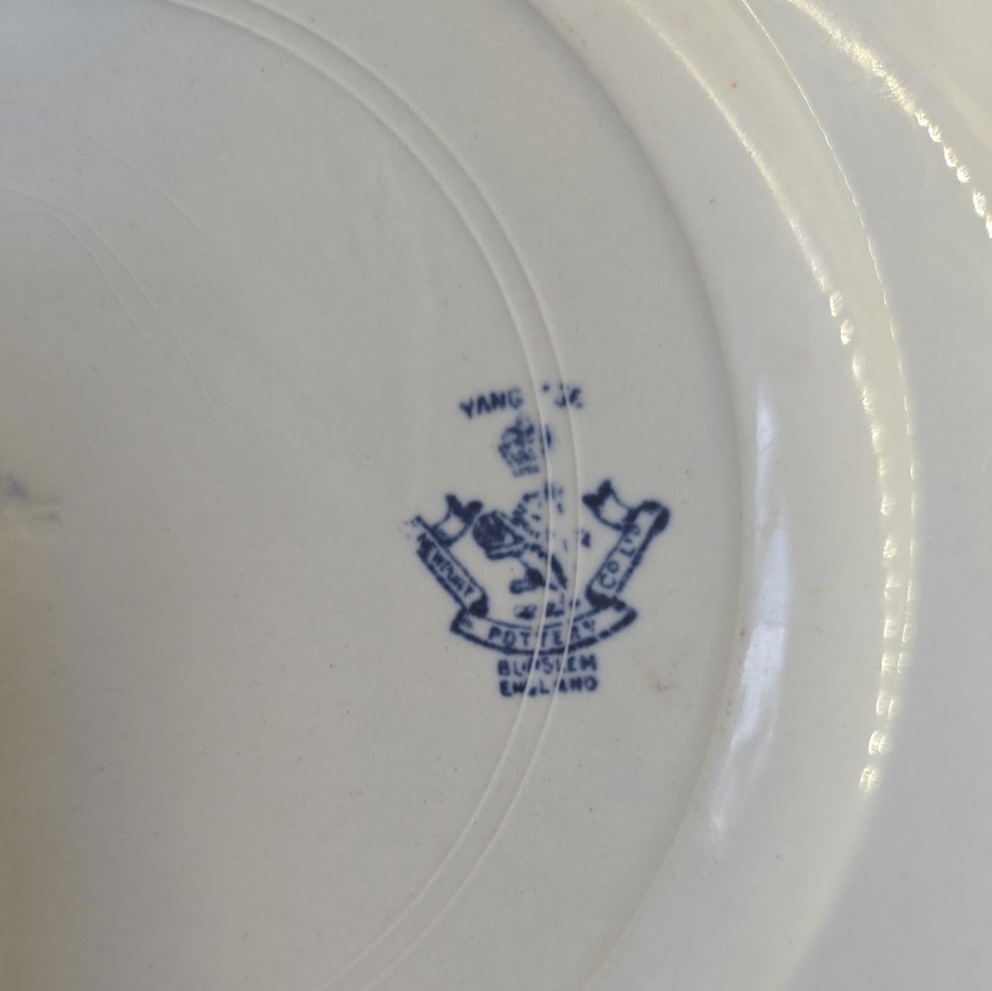 Yang TSE Newport Pottery Stork Dish 25cm Burslem England