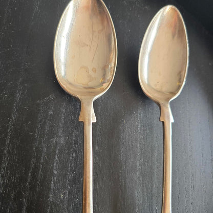 Set of 2 Vintage Silver PLATED EPNS  Flatware Spoons