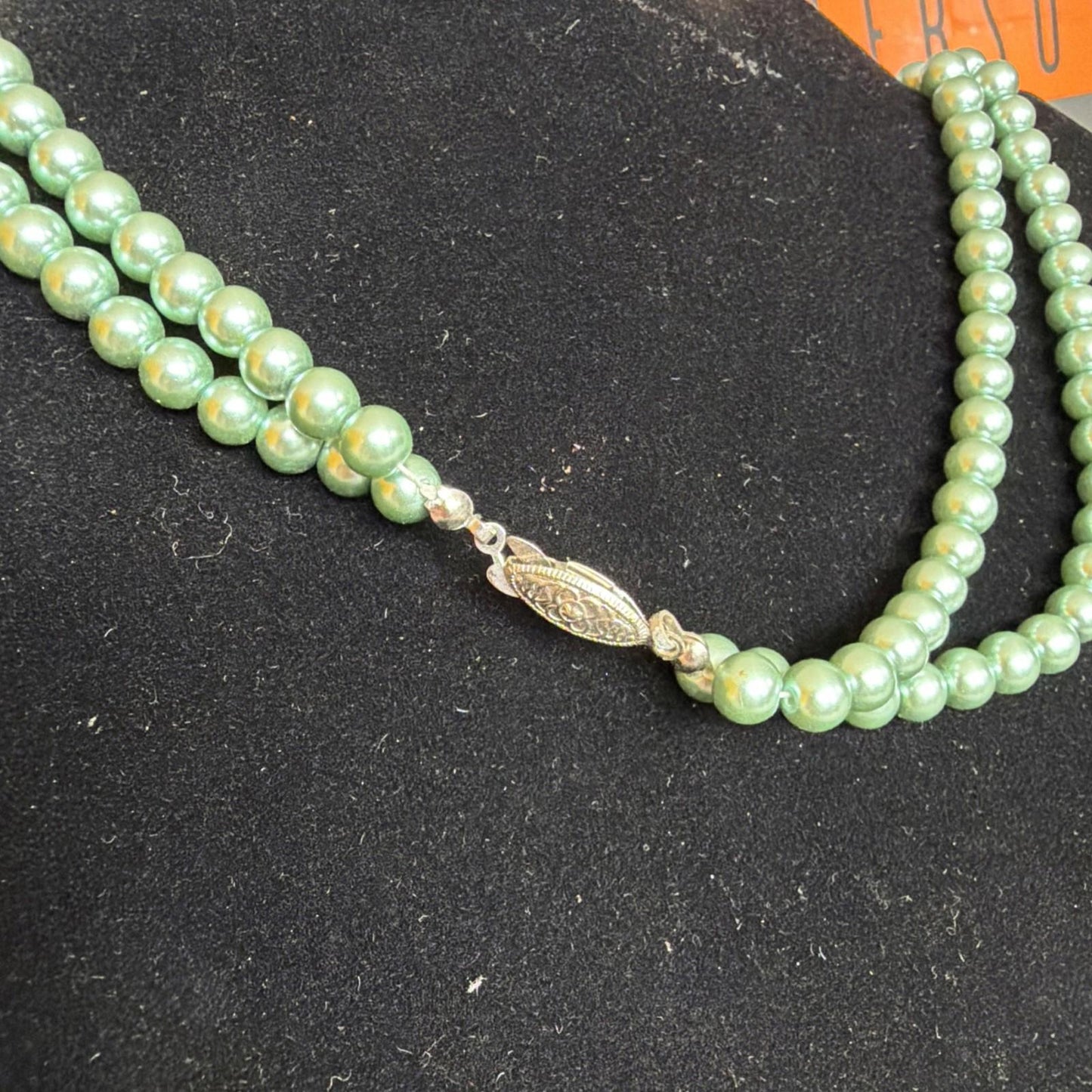 Vintage Costume Jewellery Necklace Unknown Beaded Design