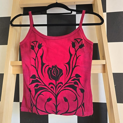 Brand New Tie Dye DEADSTOCK Vest Size Small COTTON pink And Tribal