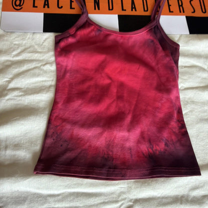 Brand New Tie Dye DEADSTOCK Vest Size Small COTTON pink And Tribal