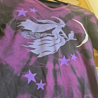 Brand New Deadstock Tie Dye T-Shirt Long Sleeve Size S AMERICAN 100% COTTON