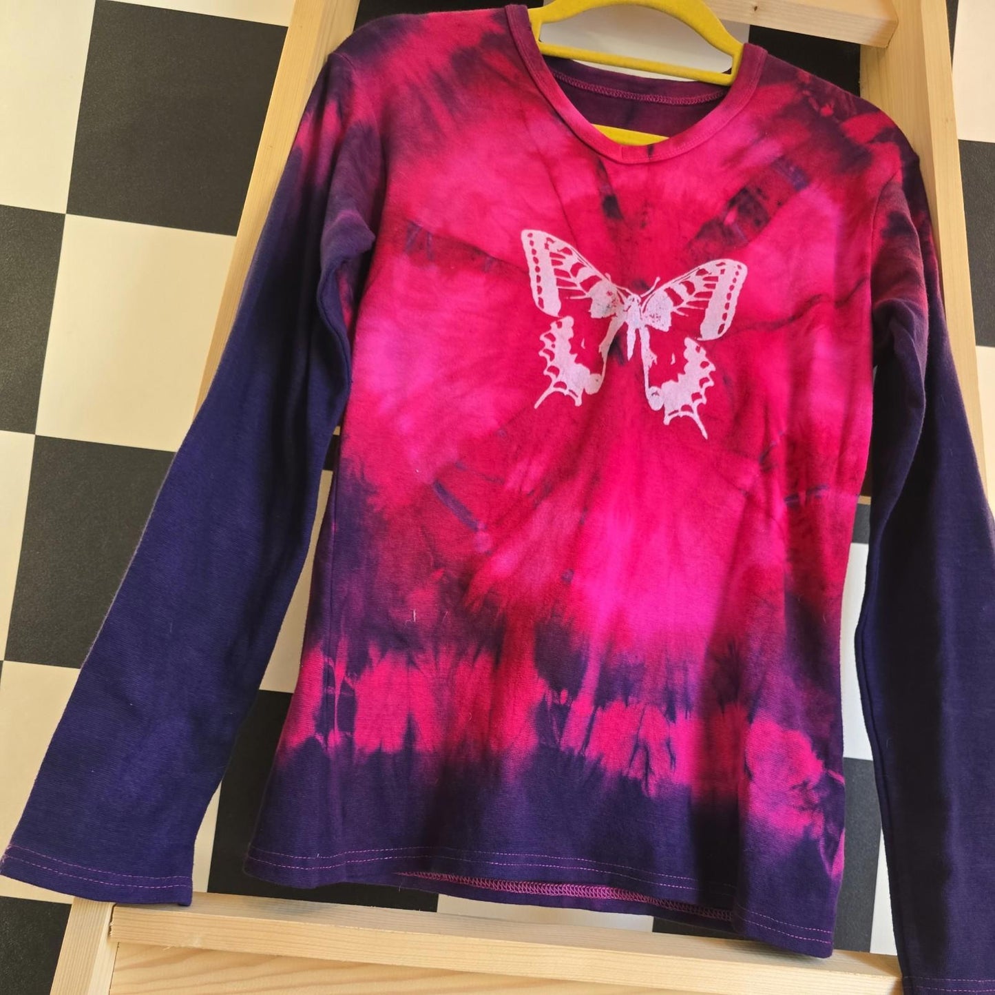 Brand New Deadstock  Longsleeve Tshirt Tie Dye COTTON AMERICAN SIZE M