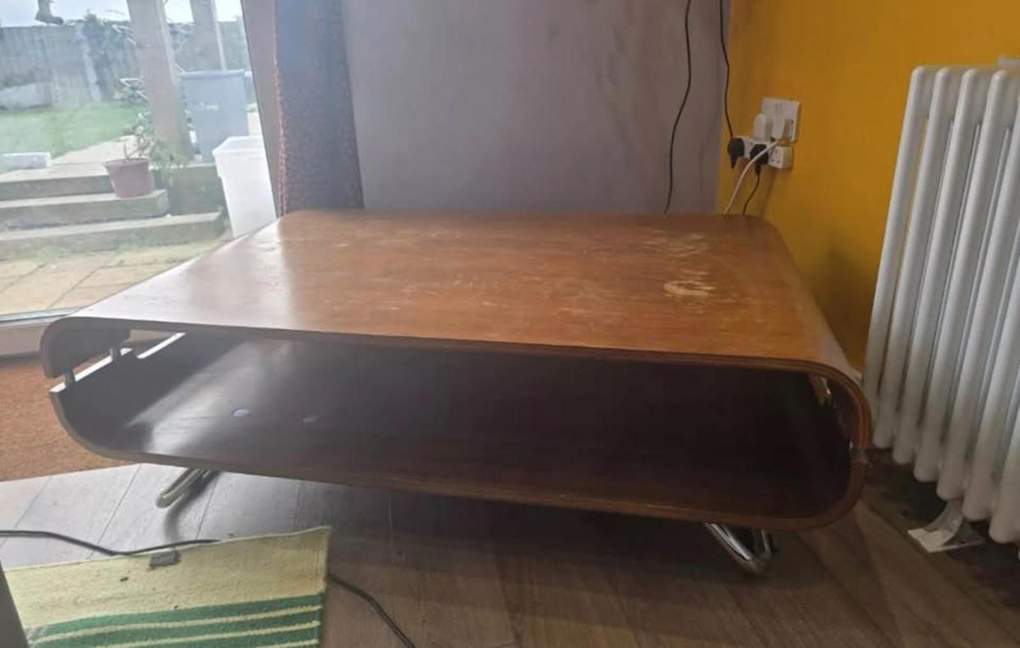 Large mid century coffee table