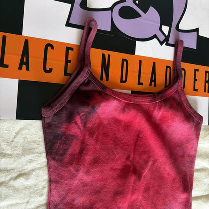 Brand New Tie Dye DEADSTOCK Vest Size Small COTTON pink And Tribal