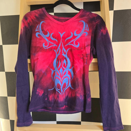 Brand New Deadstock  Longsleeve Tshirt Tie Dye COTTON AMERICAN SIZE M