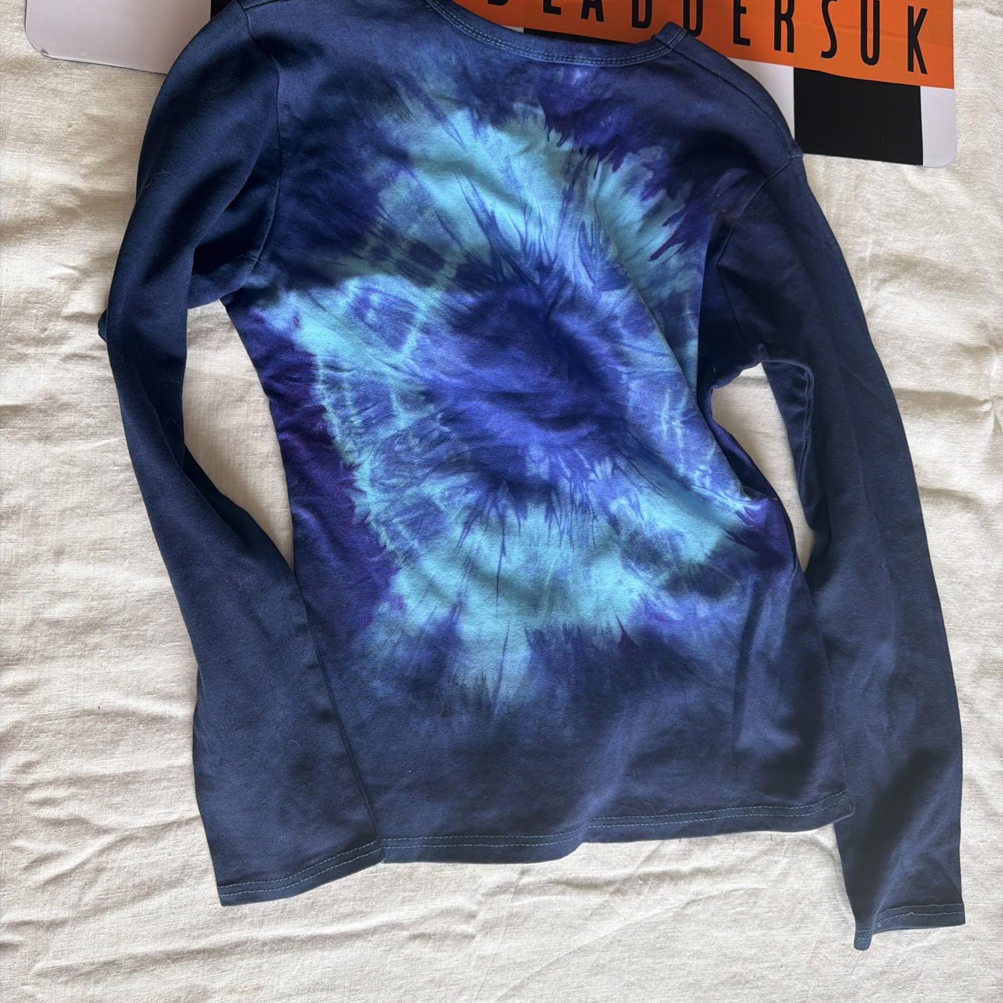 Brand New Deadstock stretch Longsleeve Tshirt Tie Dye COTTON SIZE S/M