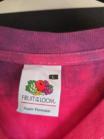 Brand New Deadstock Tie-dye LARGE LONG SLEEVE FRUIT OF THE LOOM AMERICAN
