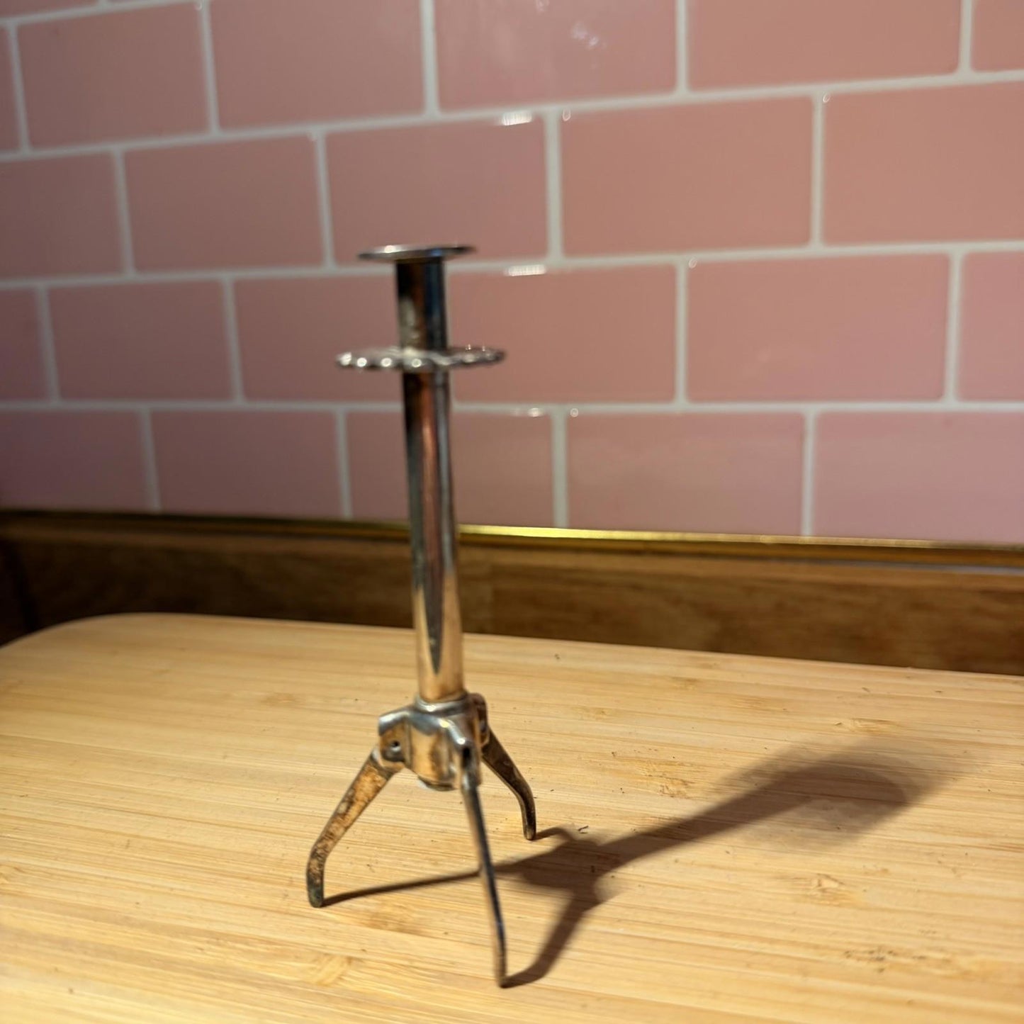 ANTIQUE PLATED PLAIN SUGER CUBE PLUNGER PICK UP BY TUNA SWEDEN