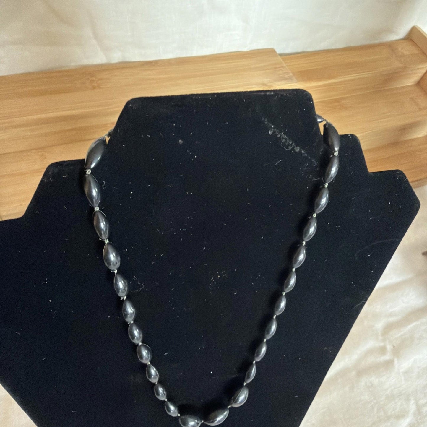 Vintage Costume Jewellery Necklace Unknown Beaded Design