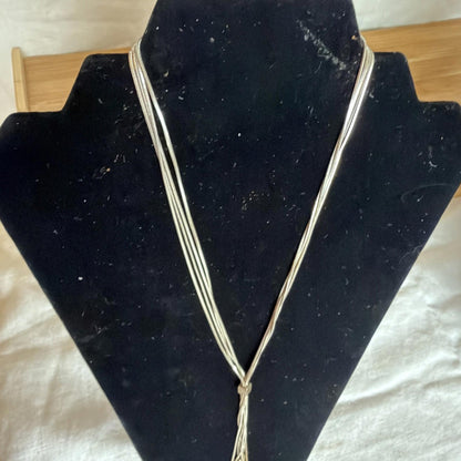 Vintage Costume Jewellery Necklace Metal Chain Design