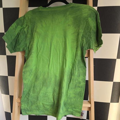 Brand New Deadstock Tie Dye size M FRUIT OF THE LOOM T-Shirt Greenman