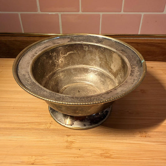 antique art deco Silver-Plated Bowl – Made in England