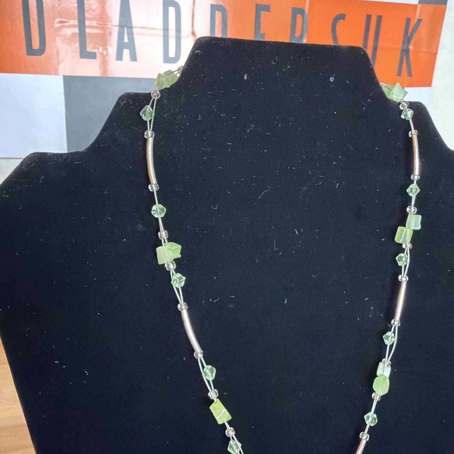 Vintage Costume Jewellery Necklace Unknown Beaded Design