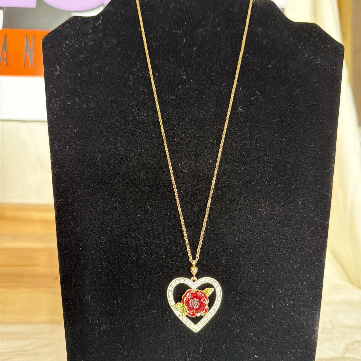 Vintage Costume Jewellery Necklace Metal Chain Design