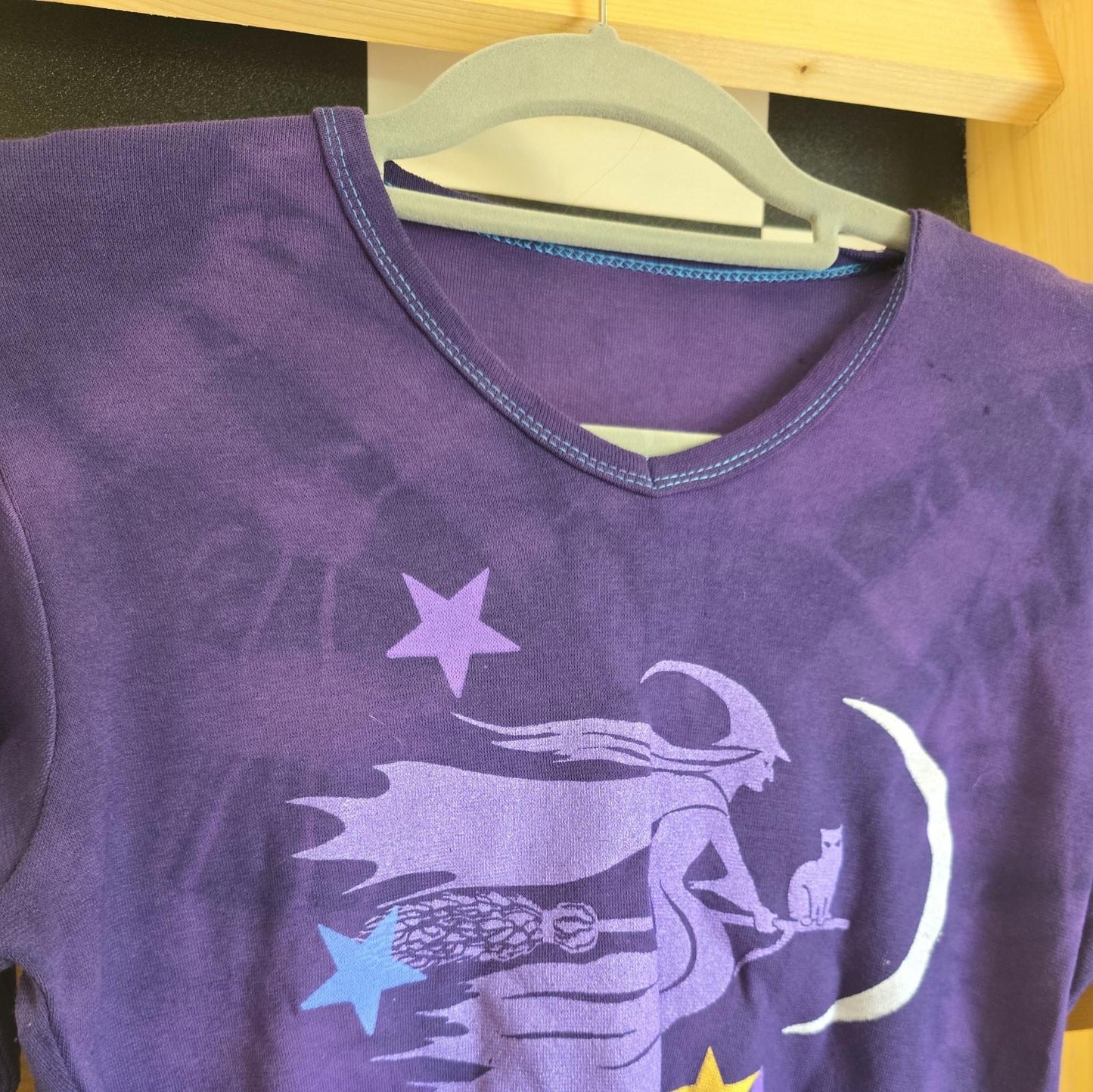 imperfect Brand New Deadstock  Longsleeve Tshirt Tie Dye COTTON AMERICAN SIZE M