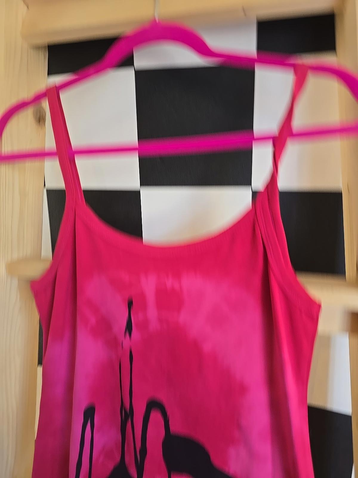 Brand New Tie Dye DEADSTOCK Cotton Vest Dress Size M Stretchy