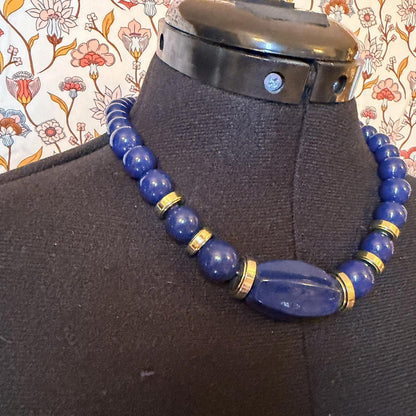 Vintage Costume Jewellery Necklace Unknown Beaded Design