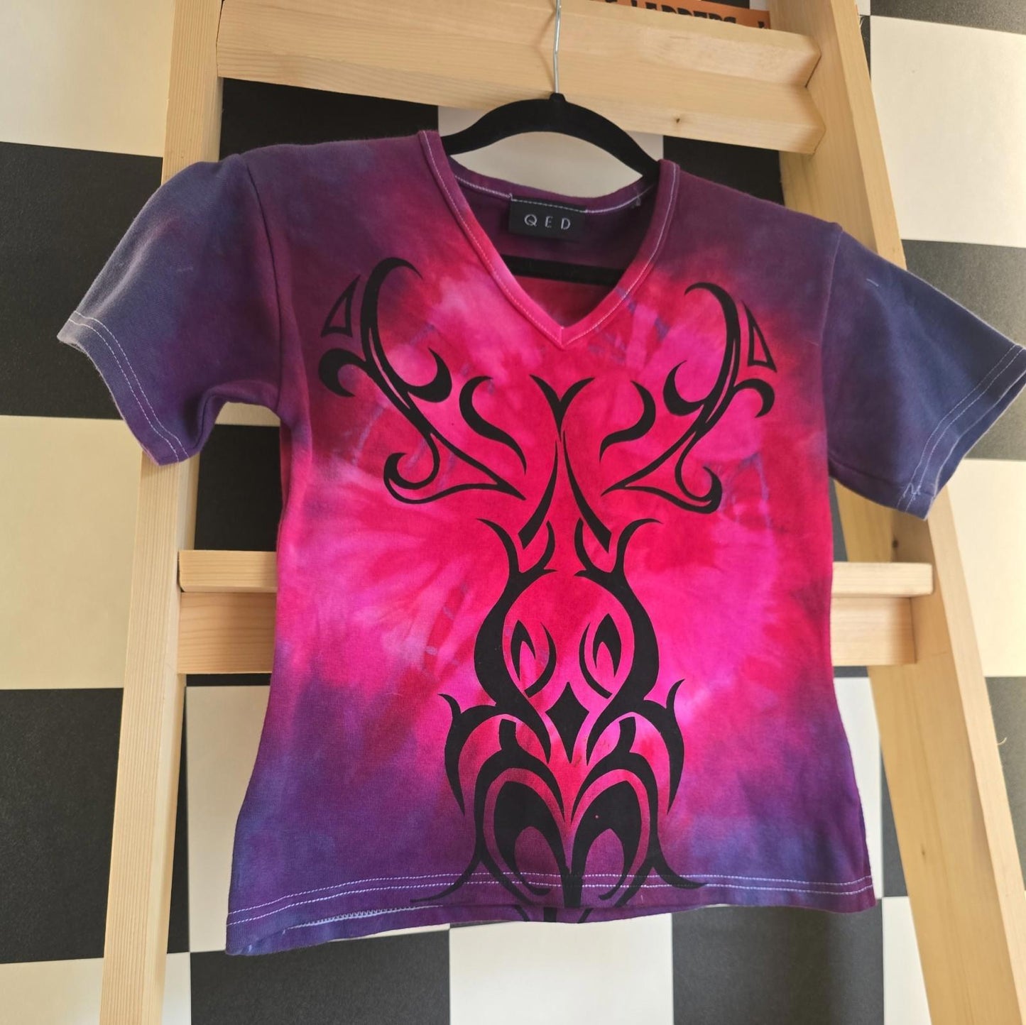 Brand New Deadstock Tie Dye T-Shirt short Sleeve Size XS AMERICAN 100% COTTON