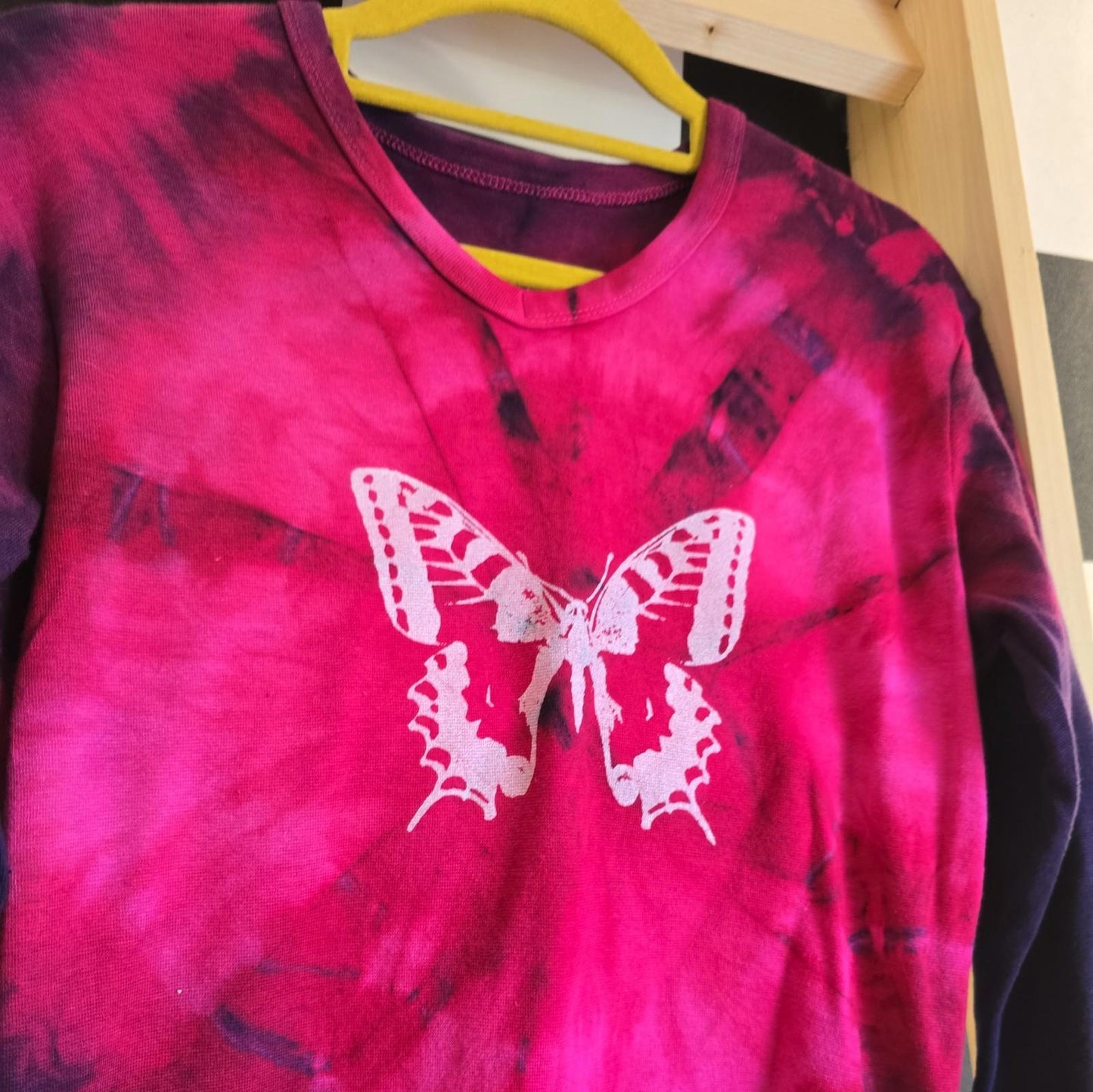 Brand New Deadstock  Longsleeve Tshirt Tie Dye COTTON AMERICAN SIZE M