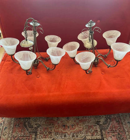 antique brass vintage ceiling lights and wall lights