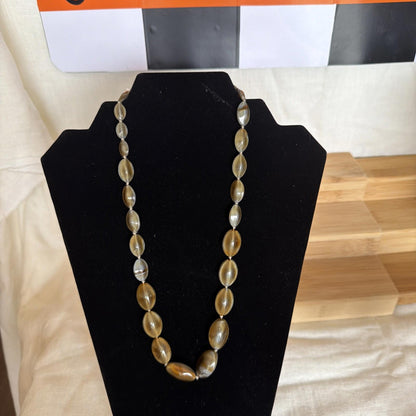 Vintage Costume Jewellery Necklace Unknown Beaded Design