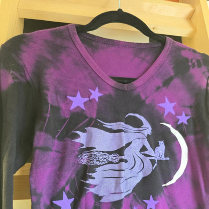 Brand New Deadstock Tie Dye T-Shirt Long Sleeve Size S AMERICAN 100% COTTON