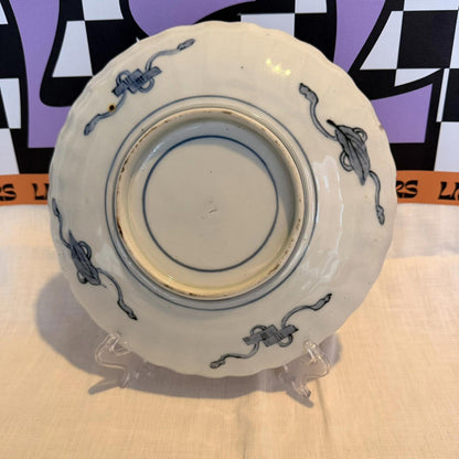 Antique 1868-1912 Japanese Imari decorative Plate Porcelain flower rabbit