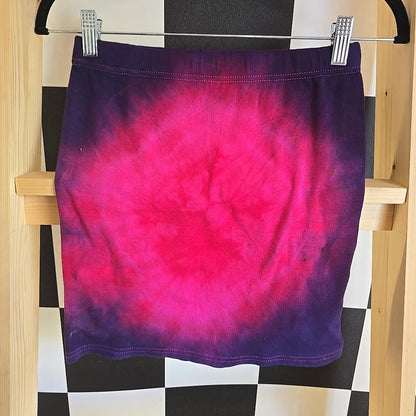 Brand New Deadstock Tie-dye Mini Skirt Tribal Size S PINK AMERICAN