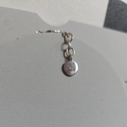 Sterling Silver 925 Vintage Necklace with Cubic Zirconia Pendants