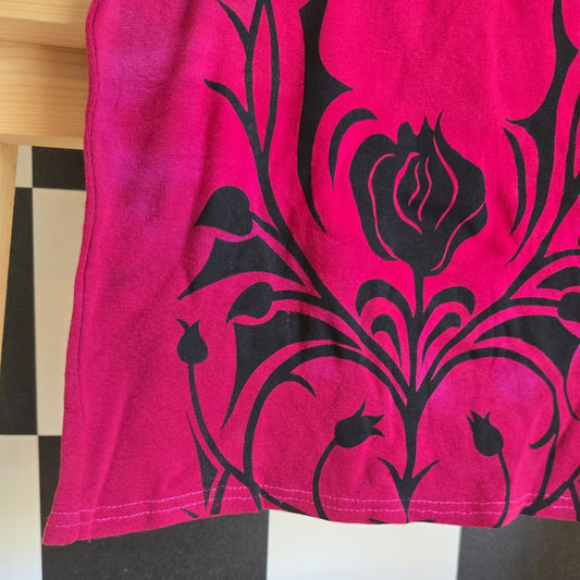 Brand New Tie Dye DEADSTOCK Vest Size Small COTTON pink And Tribal