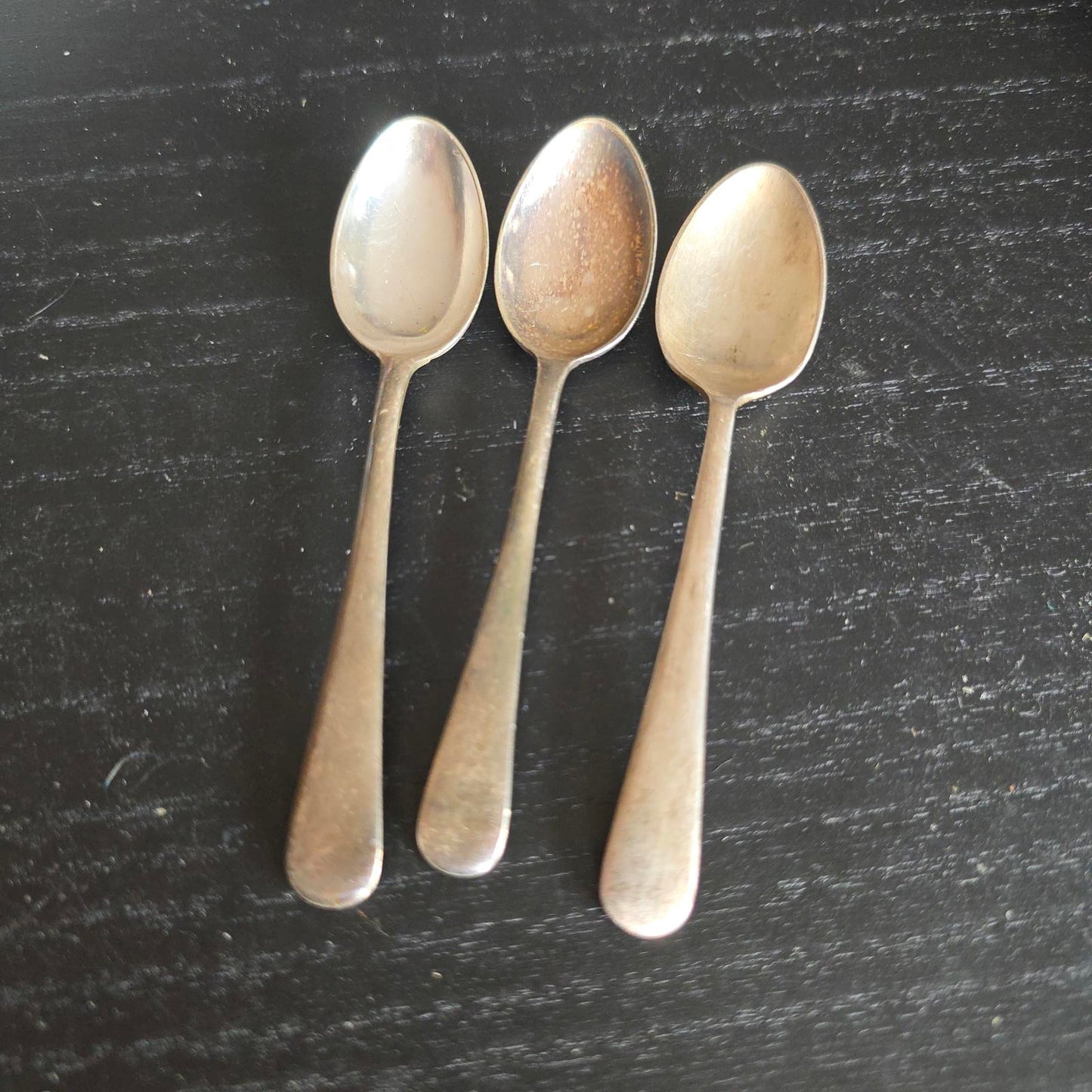 Set of 3 Vintage Silver PLATED TEA Spoons EPNS