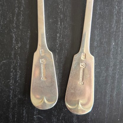 Set of 2 Vintage Silver PLATED EPNS  Flatware Spoons