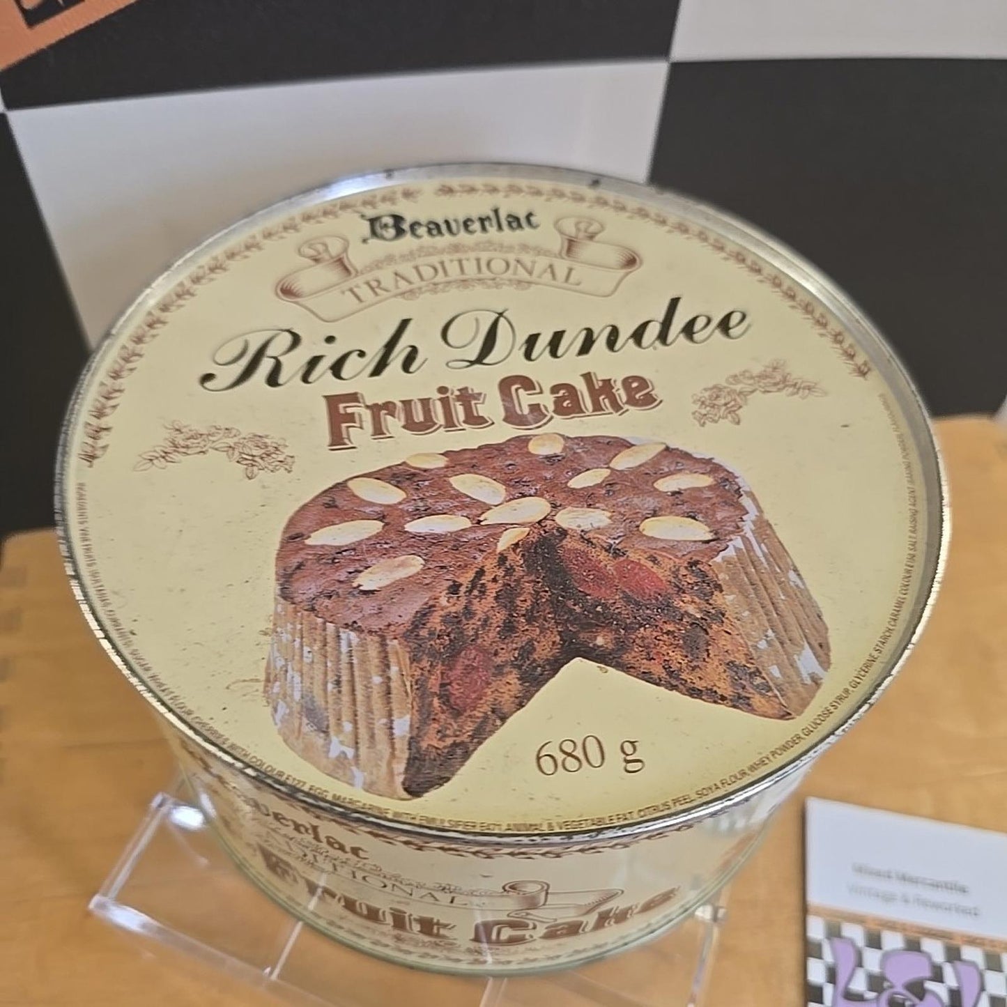 UNOPENED VINTAGE Fruit Cake BBE 94 - NOT EDIBLE FOR NOVELTY.
