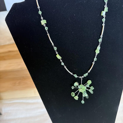 Vintage Costume Jewellery Necklace Unknown Beaded Design
