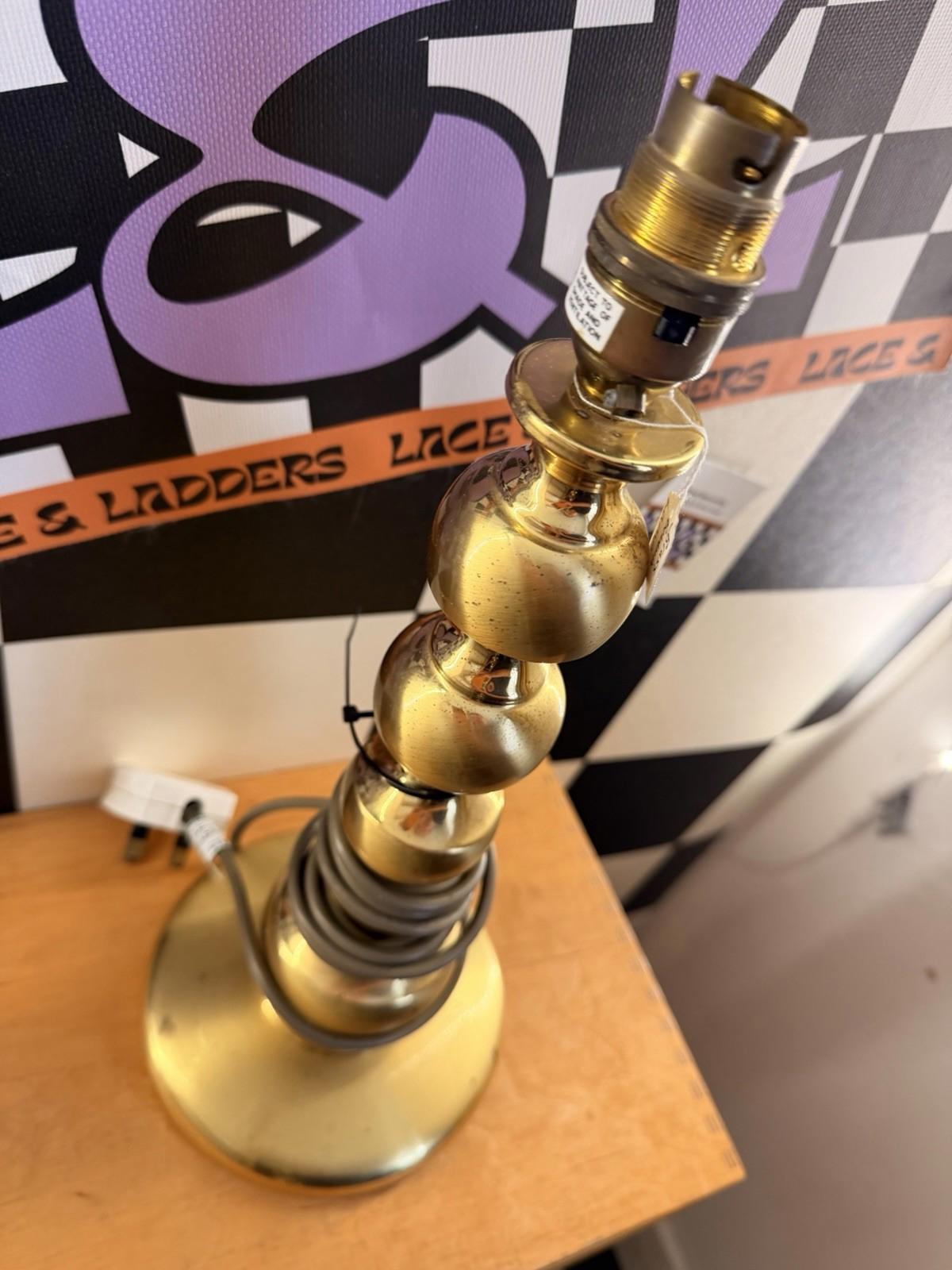 Beautiful Brushed Brass Table Lamp Vintage And Antique Art Deco Mid Century Vic