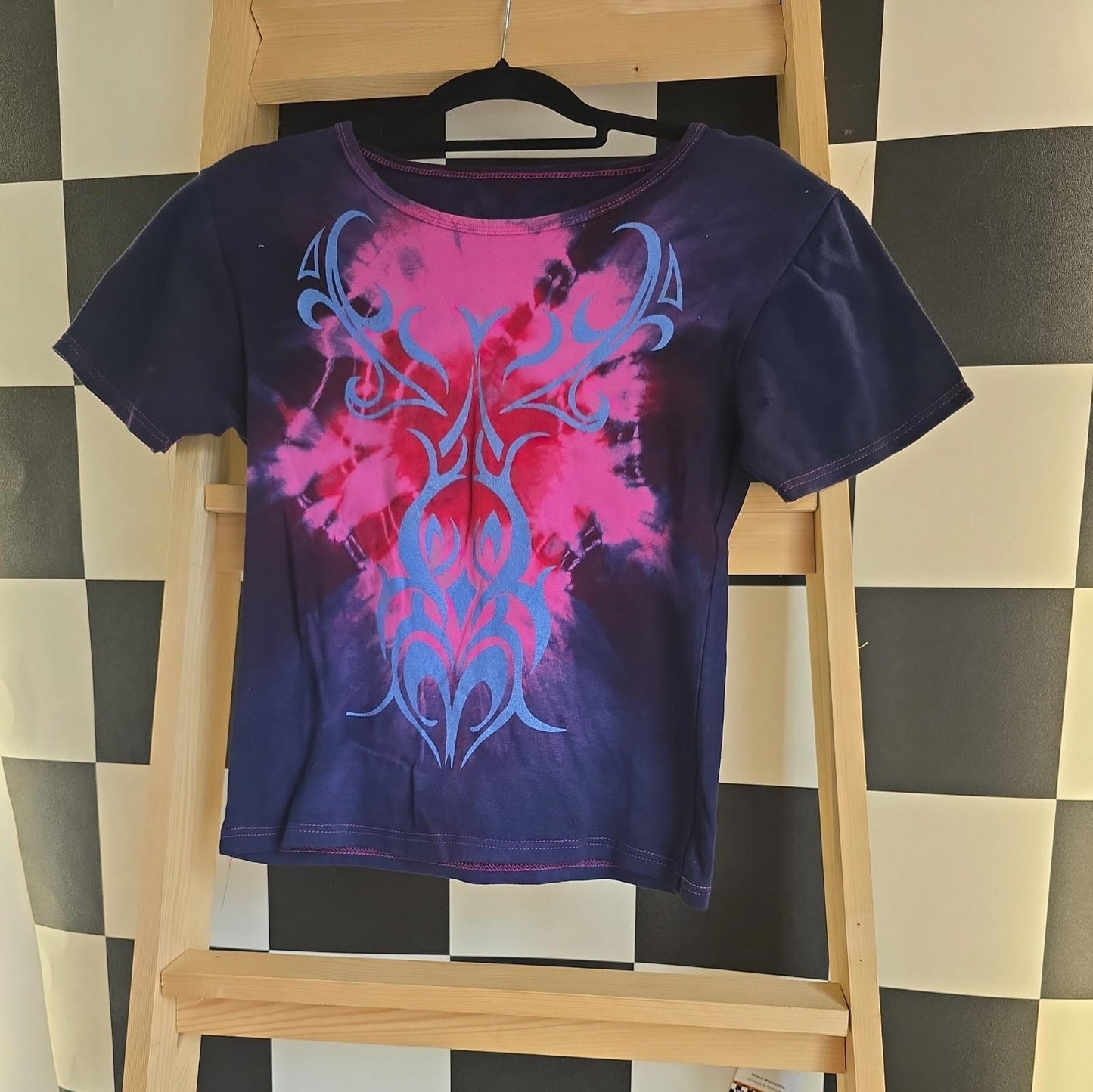 Brand New Deadstock Tie Dye T-Shirt short Sleeve Size M American 100% Cotton