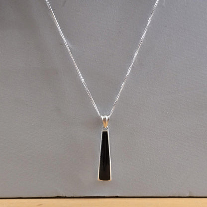 Vintage Silver Moonstone Pendant Necklace 925