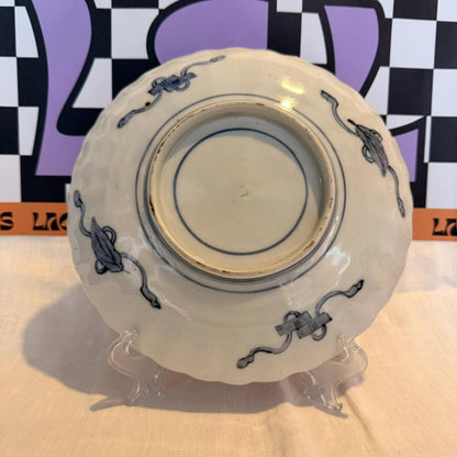 Antique 1868-1912 Japanese Imari decorative Plate Porcelain flower rabbit