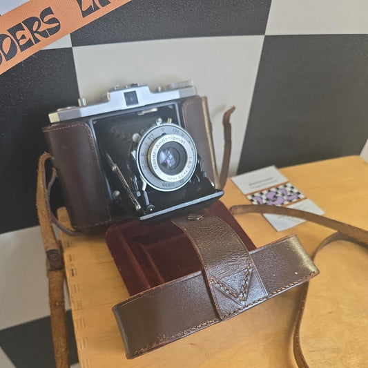Zeiss Ikon Nettar 1230/16 Folding Camera, Vario Shutter & Novar-A 6.3/75mm Lens