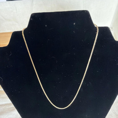 Vintage Costume Jewellery Necklace Metal Chain Design
