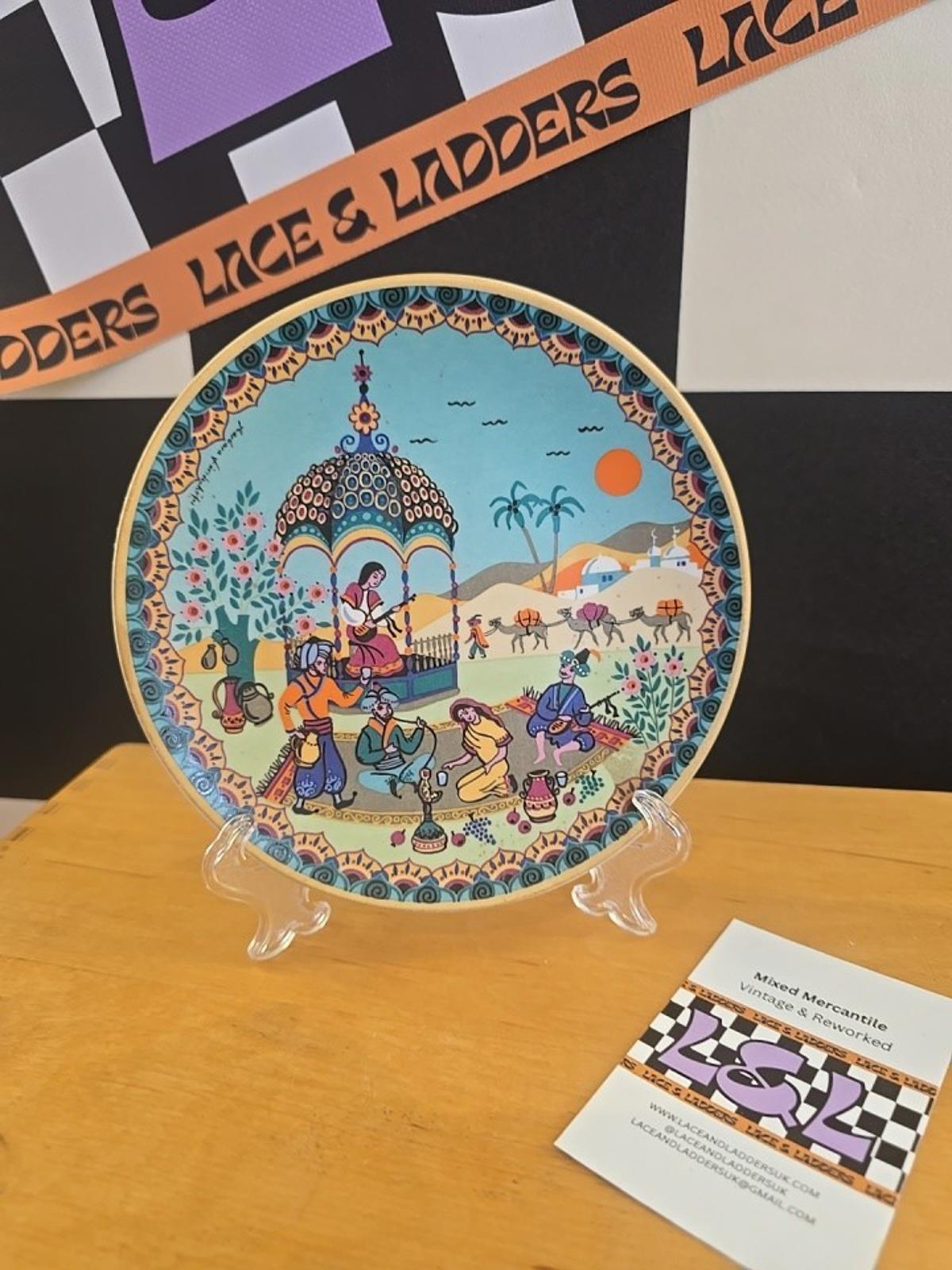 Ali and The Haunted House Plate Poole England #464
