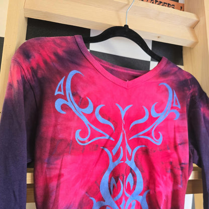 Brand New Deadstock  Longsleeve Tshirt Tie Dye COTTON AMERICAN SIZE M