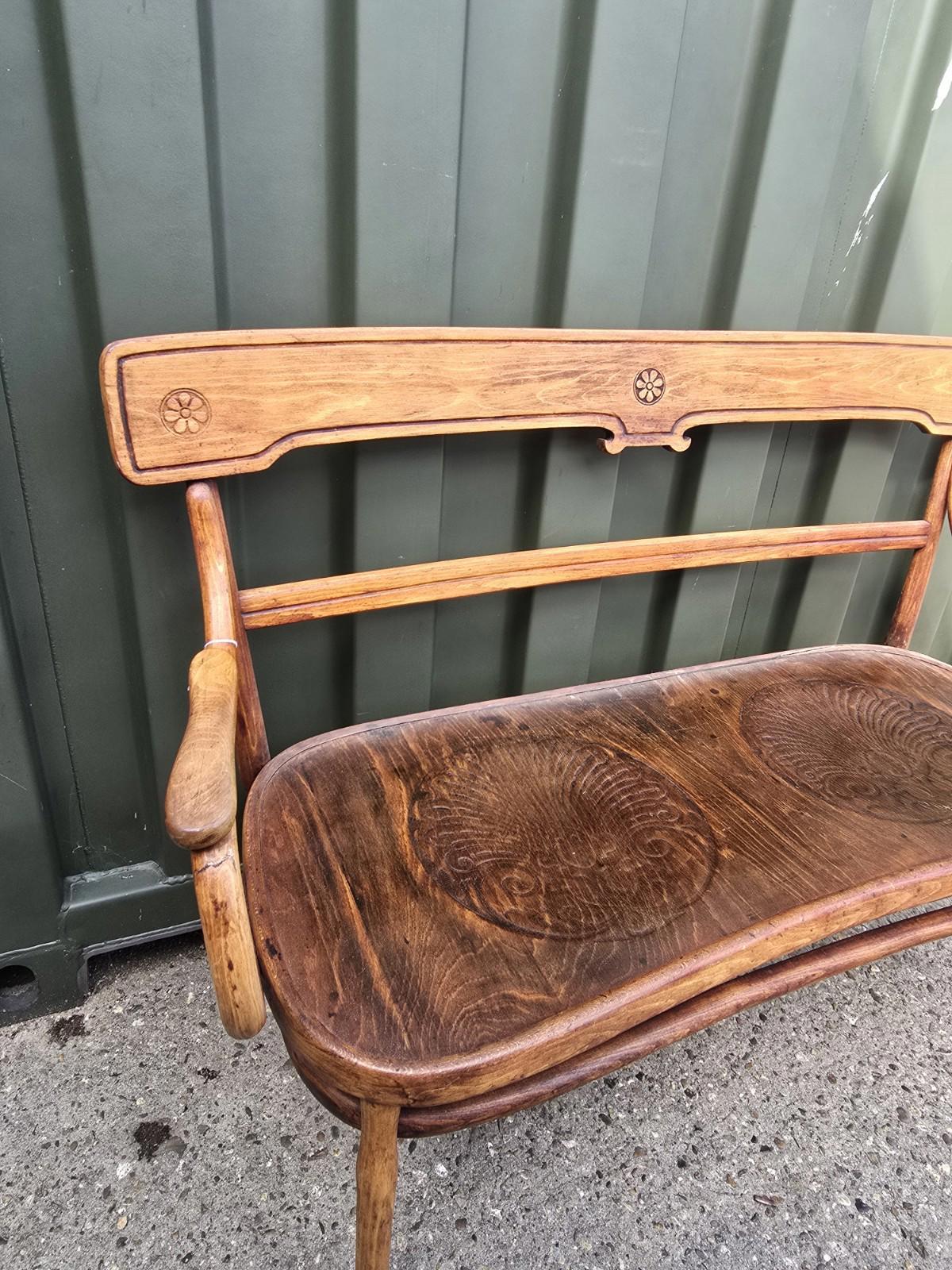 Bentwood Antique Thonet Bench