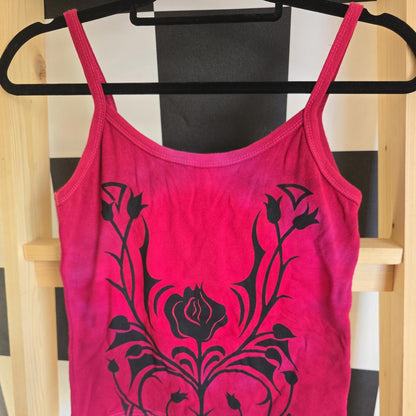 Brand New Tie Dye DEADSTOCK Vest Size Small COTTON pink And Tribal