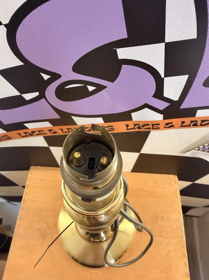 Beautiful Brushed Brass Table Lamp Vintage And Antique Art Deco Mid Century Vic