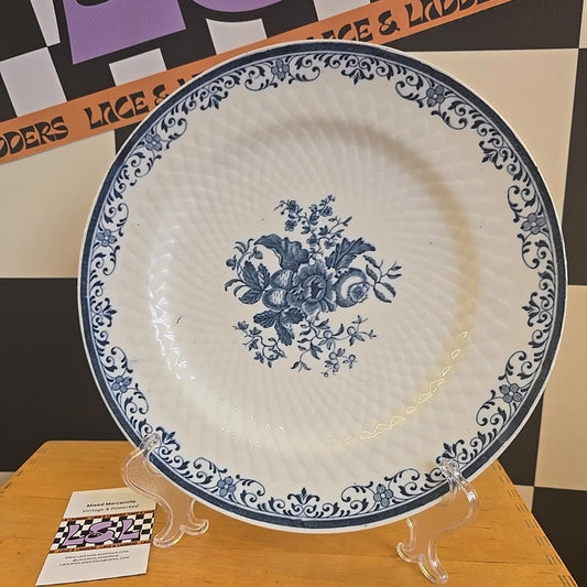 MINTONS Manufactured for OXFORD STREET Large Plate Blue White