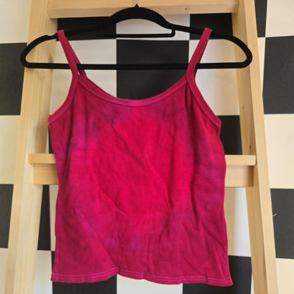 Brand New Tie Dye DEADSTOCK Vest Size Small COTTON pink And Tribal