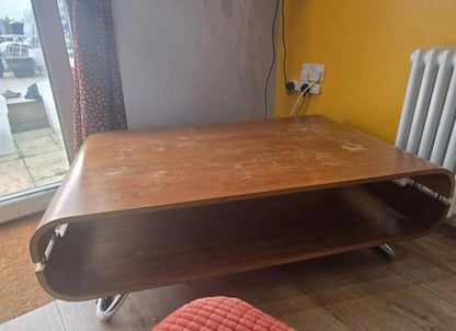 Large mid century coffee table