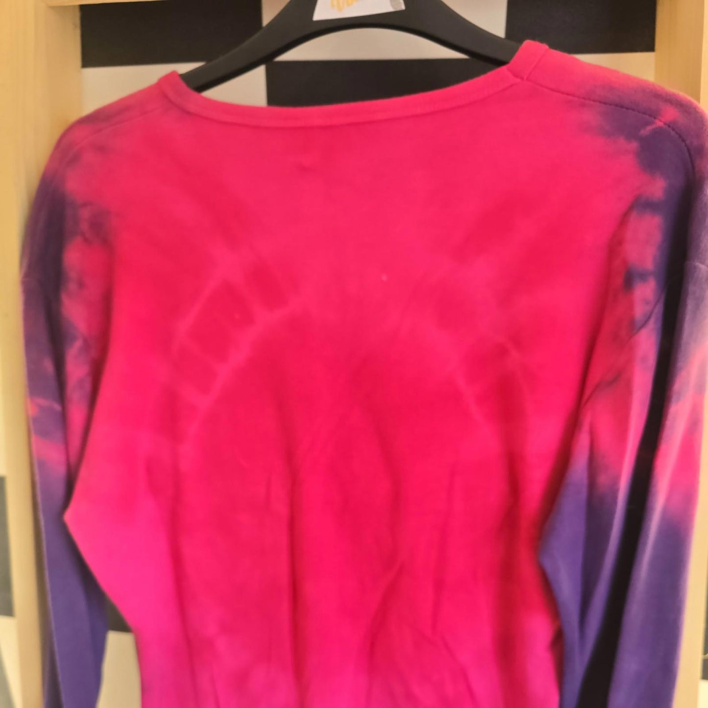 Brand New Deadstock Tie Dye T-Shirt Long Sleeve Size L AMERICAN 100% COTTON